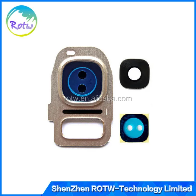 For Samsung Galaxy S7 edge G935 back Rear Camera Cover + Glass Lens
