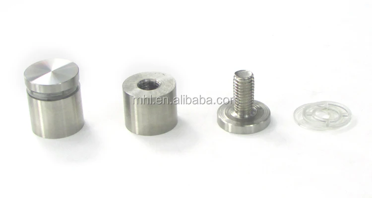 
stainless steel glass card support holder 