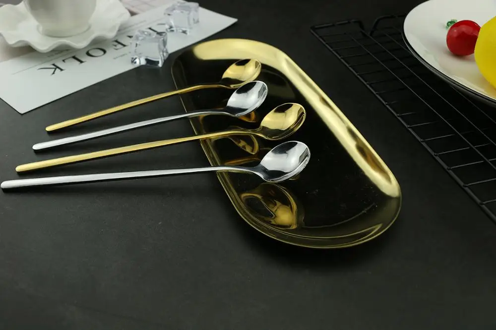 
Amazon Top Seller 2019 Eco Friendly Tea Spoon Stainless Steel Spoon Coffee Spoon Gold Rose Gold 
