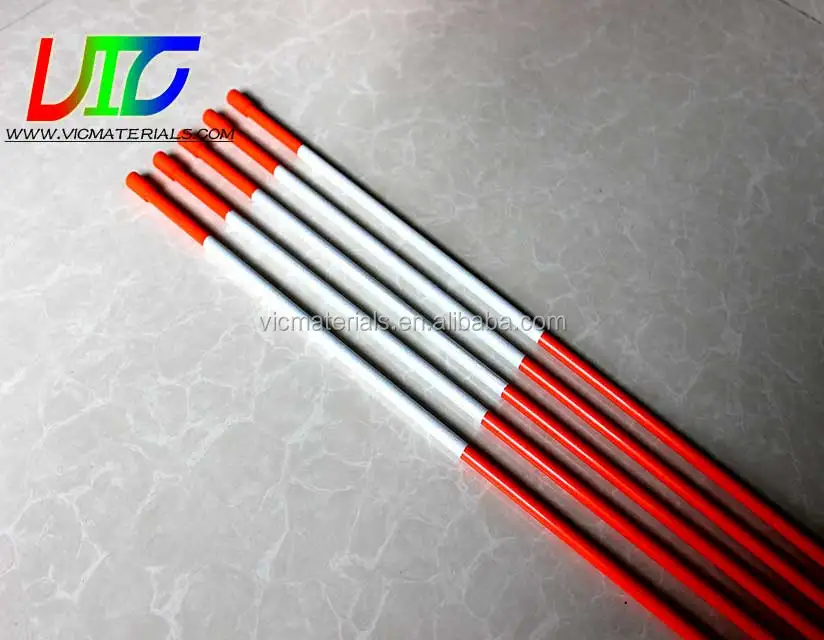 Economical fiberglass driveway marker, various sizes of fiberglass driveway marker post, durable fiberglass snow marker