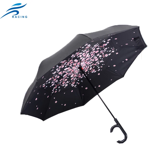 
 High quality upside down reversible umbrella  