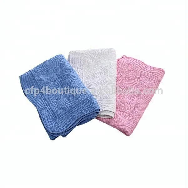 CFP A081 Stocked Cotton Blanket 50*60 inch adults  Lap Quilt