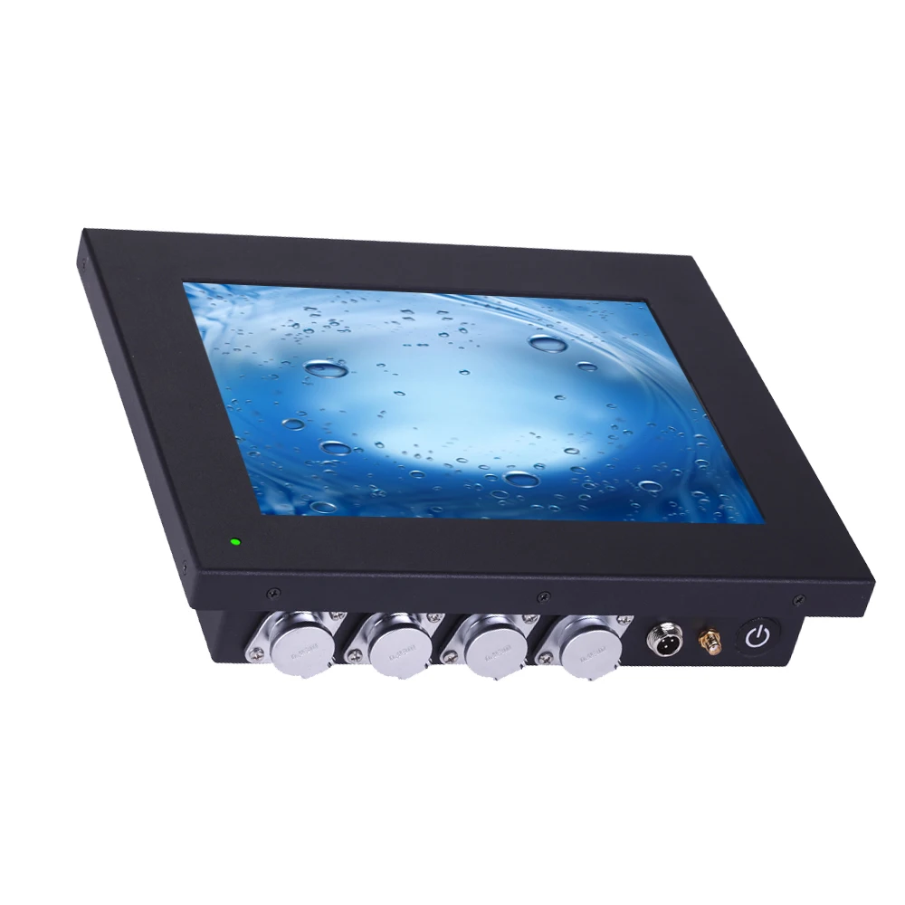 10 4 дюймов IP65 водонепроницаемый безвентиляторный touch все в одном mini pc rs232