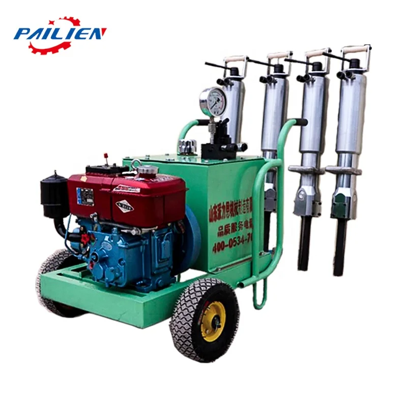 cheapest  granite marble used darda hydraulic rock splitter