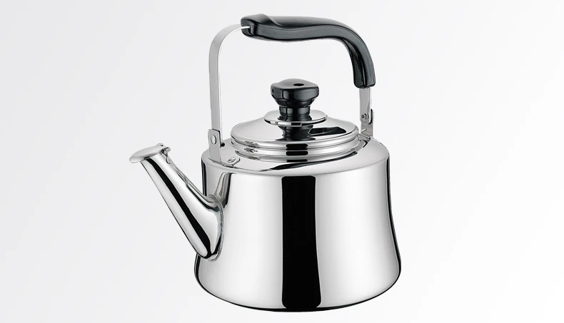 Manufacturer Elegant Stainless Steel Whistling Straight Outdoor Or Indoor Water Kettle With Bakelite Handle