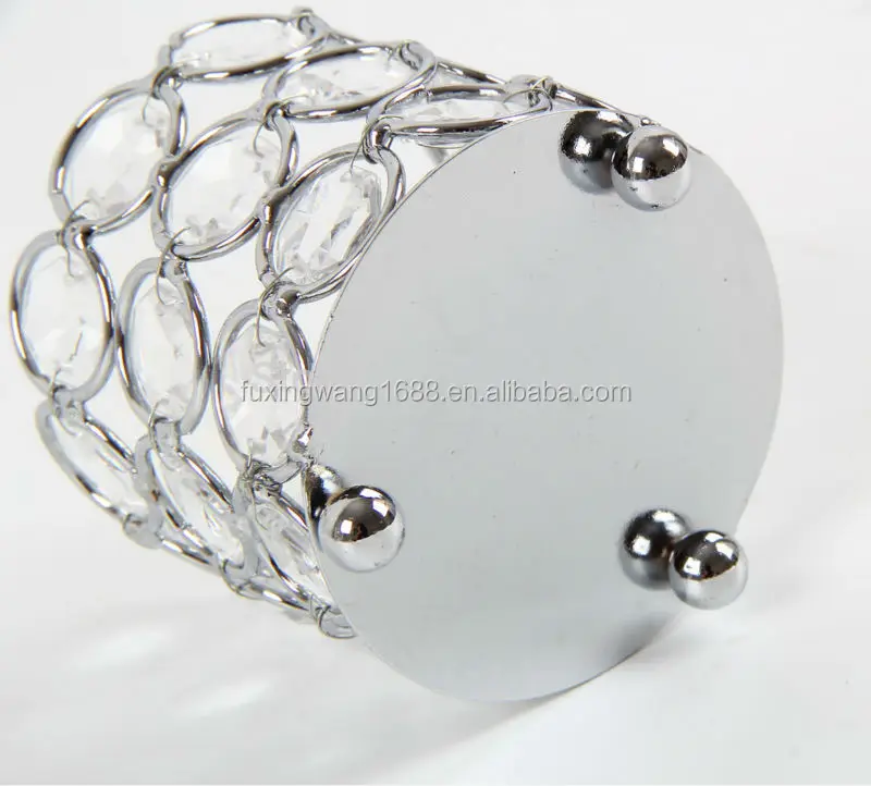 Acrylic beaded bling votive holder candle tealight holder for wedding decorations