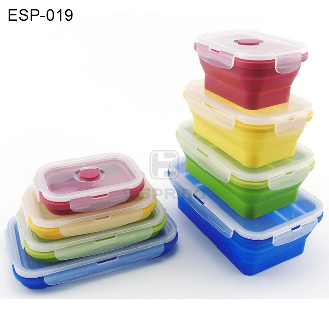 100% Food Grade Square Vacuum Food Storage Containers Food Storage Box Set