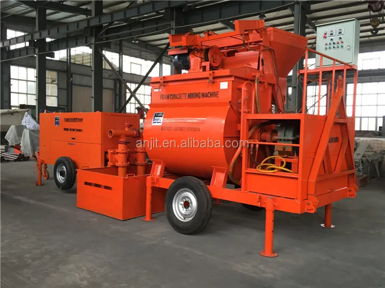 cellular lightweight foam concrete making machine onsite