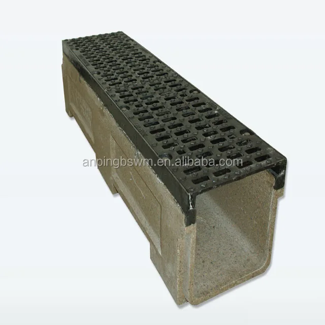 
High quality Roadway Resin concrete water drainage channel 