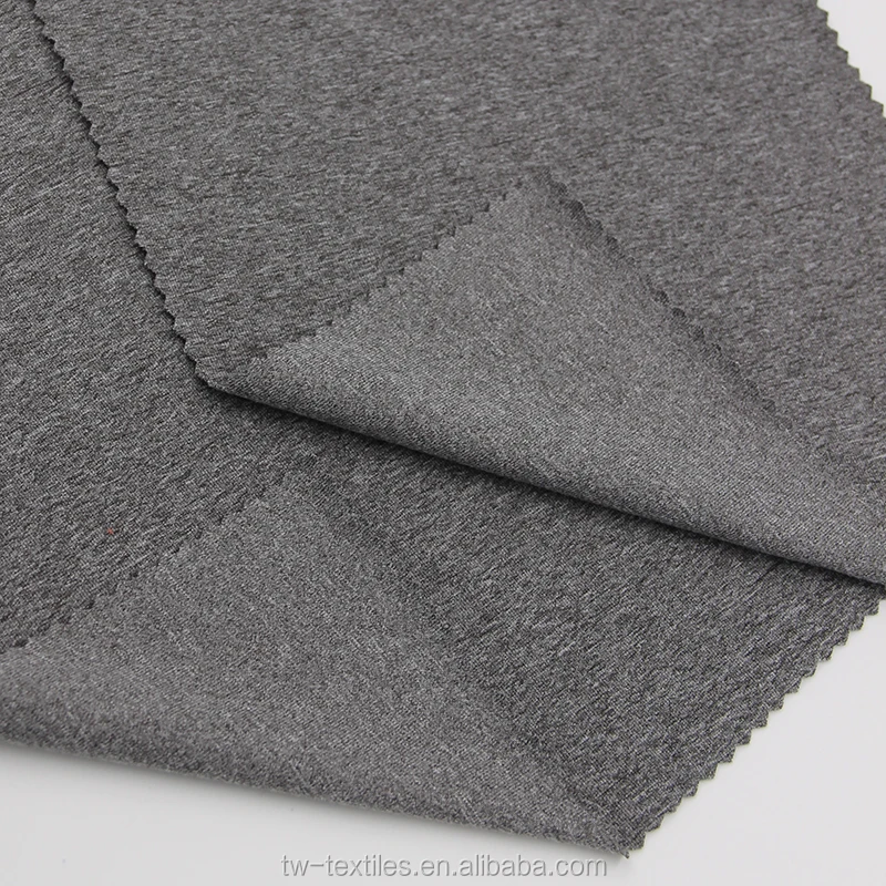 Cation Color Front Side Brushed Velvet 88% Polyester 12% Spandex Stretch Fabric for Sportswear