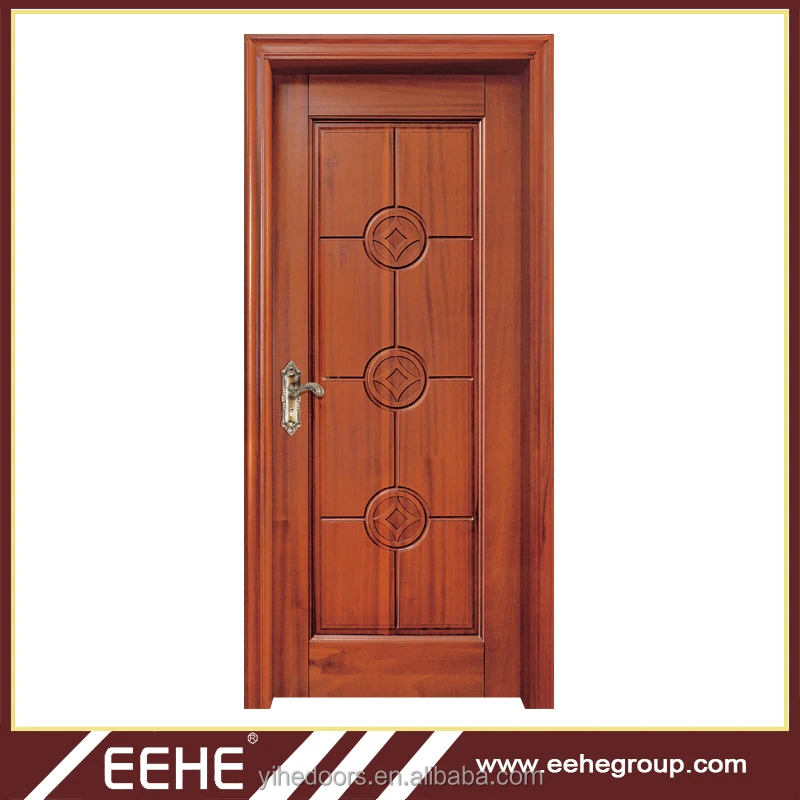 Villa High End Entrance Wood Design Door Wood Panel Partition Door