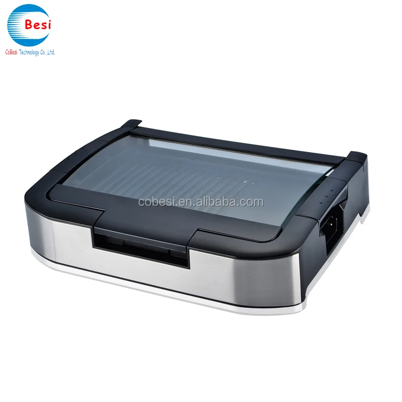 Auto-clip lock grill maker sandwich maker