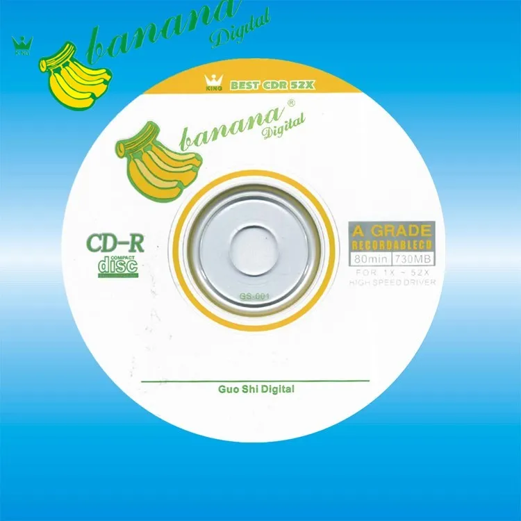 blank cdr banana CD-R disc printable cdr