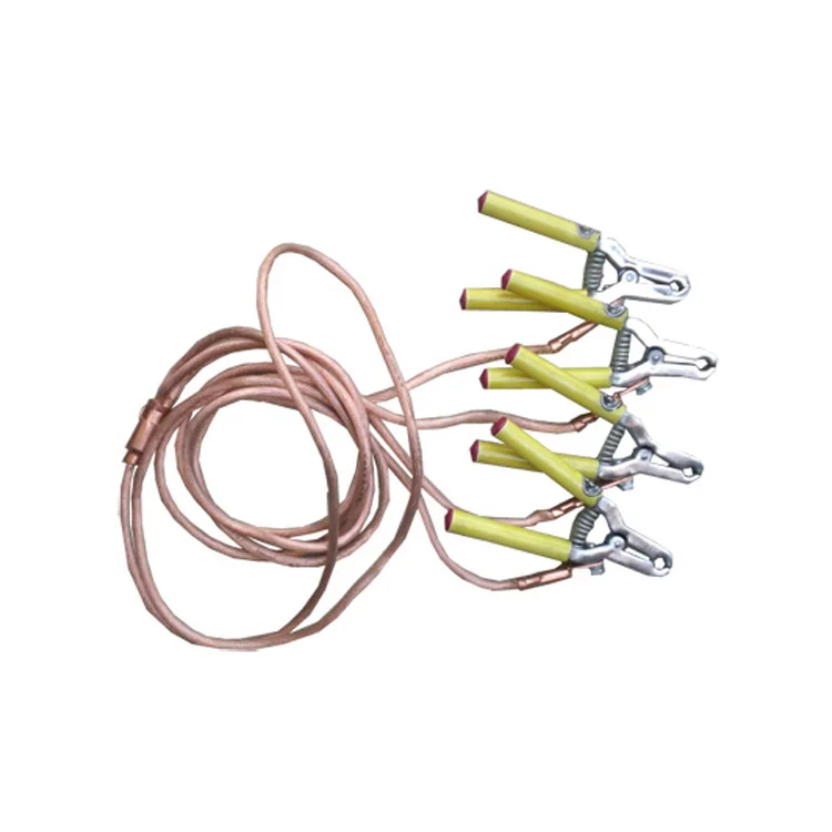 Grounding earthing wire rod and clamp Security Set