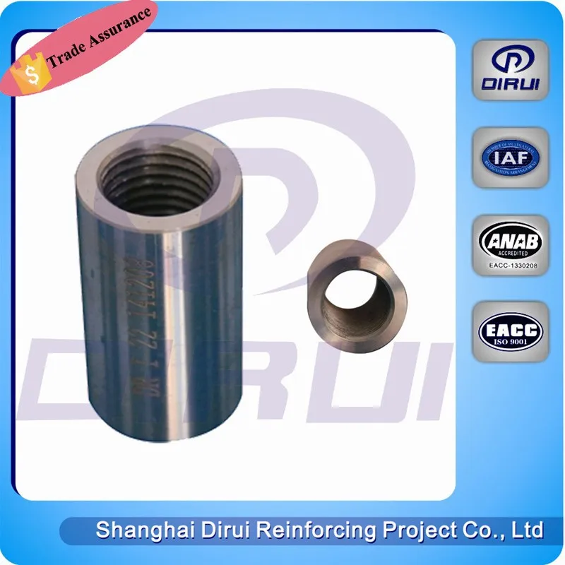 
chinese website alibaba ISO15835 rebar connector splicing coupler for building construction materials list 
