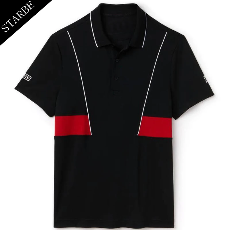 
Polyester Blend Spandex Polo Shirts Men Casual Polo Shirt 