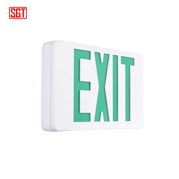BEST sell model 120-277v hanging led light emergency exit sign for commercial electric use