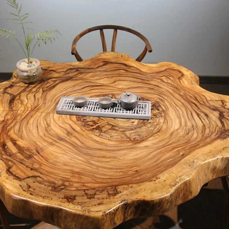 Outdoor resin table top in dining tables