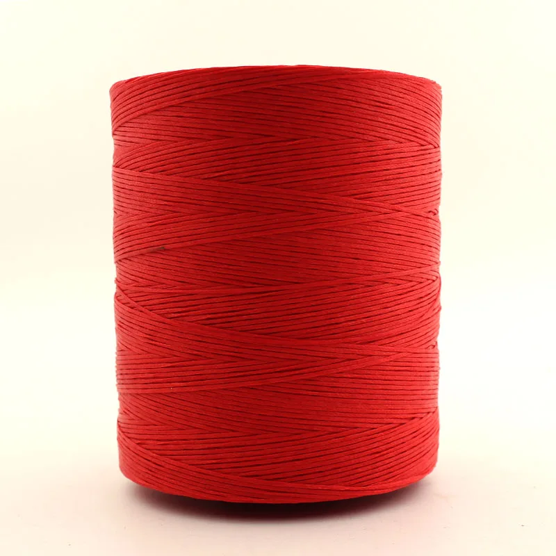 Wholesale Optional Colors 500D/16 Braid Wax Leather Sewing Thread Polyester 100% Spun Polyester Yarn /sewing Thread Weaving 380m