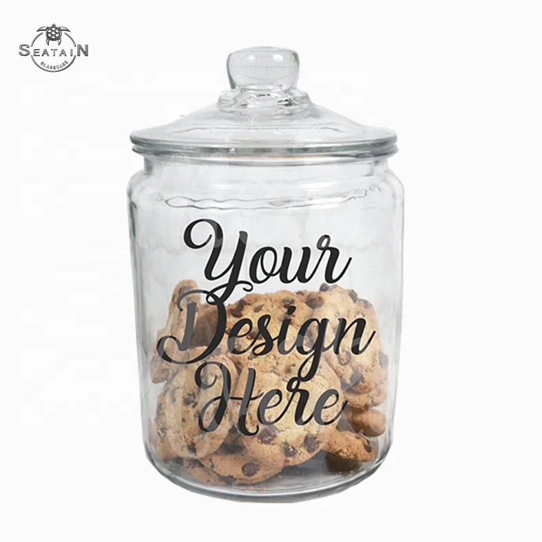 clear glass storage bottles jars for candy storage baby food