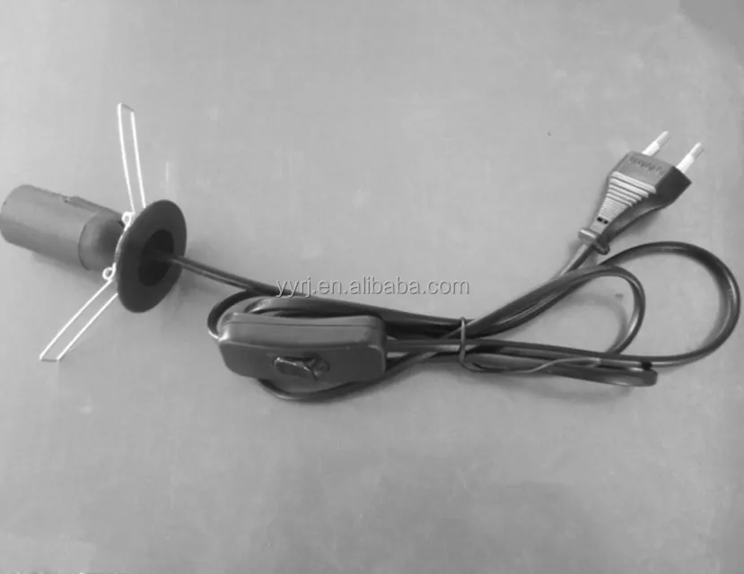 
salt lamp power cord with e14 lamp holder/salt lamp power cord/himalayan salt lamp power cord 