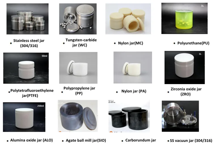 JINHE JHM laboratory type nano ganule powder sulfur movable soil grinding pigment ball mill machine