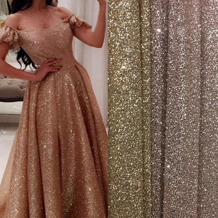 Wholesale Exquisite Shiny Glued Black Glitter Tulle Fabric High Quality White Sequins Bridal Wedding Dresses Lace Trim Materials