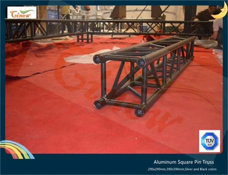 290*290mm black aluminium box truss compatible with F34 truss