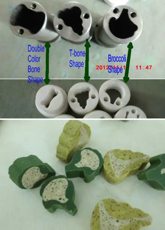 
soft and hard Dog chews chewing stick snack food extrudering machinery 