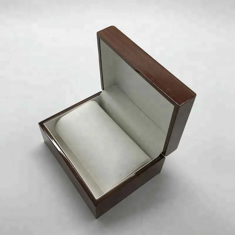 
Роскошная Подарочная коробка для деревянных часов, лакированная упаковка, пустой корпус для часов, роскошные глянцевые женские умные часы, подарочная упаковка 