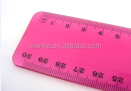 30cm custom PVC flexible ruler