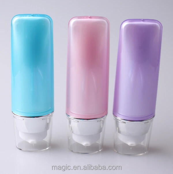 New Design Plastic Cosmetic Packaging Tube for sun block BB foundation corrector serum