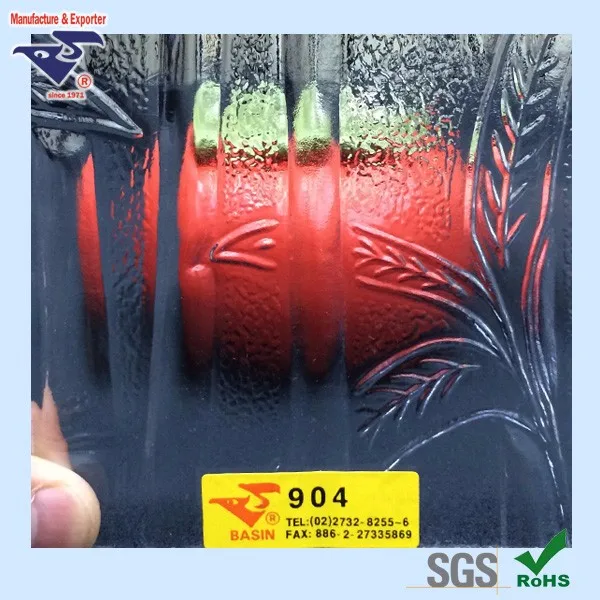 Patterned PS acrylic plastic sheets for glass shower screen plates