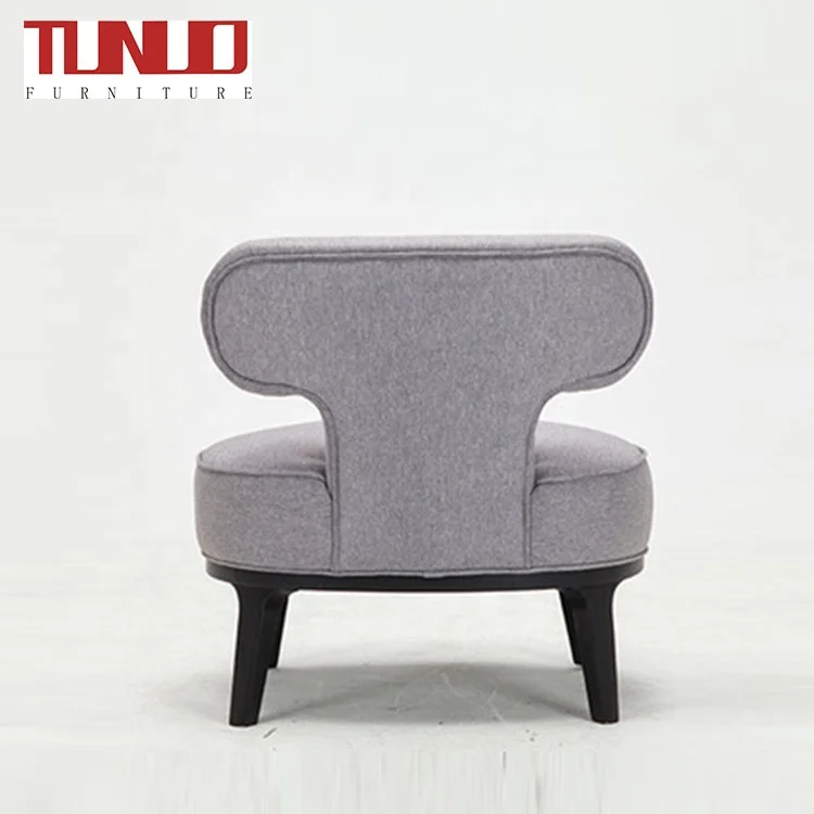 Wholesale Modern Design Hotel Home Fabric Corner Chair Seat Round Relax Single Sofa