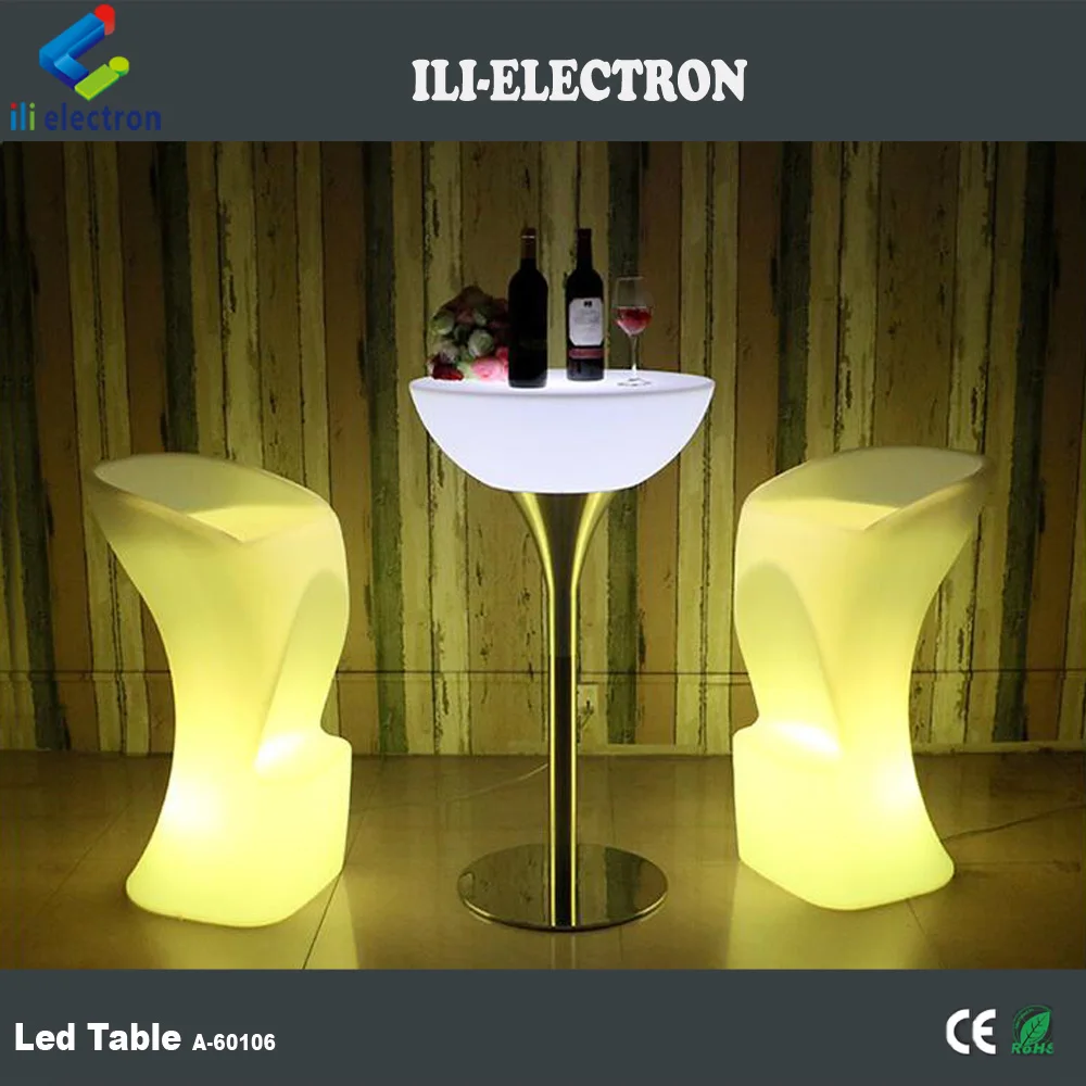RGB remote control interactive led bar tables
