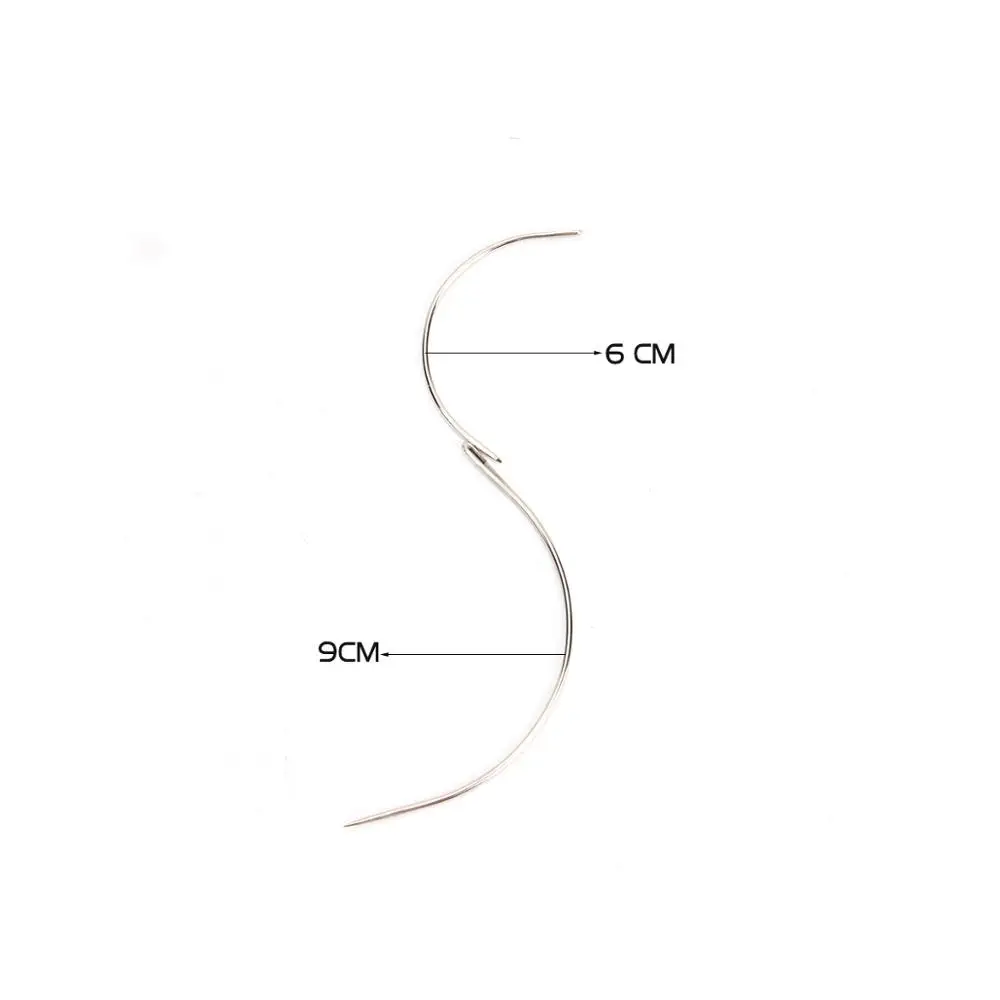 AliLeader Wholesale Curved Hair Weaving Needles For Making Wigs