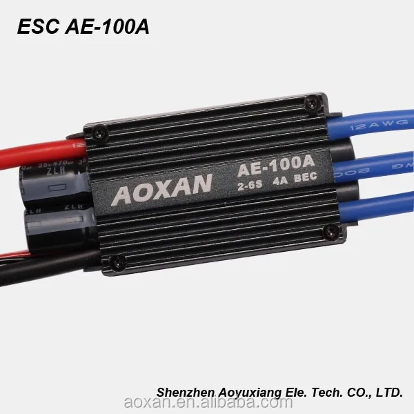 Hot Style Ac Electric Motor Speed Control Rc Hobby Brushless Motors Esc 100a Airplane Esc For Rc Model