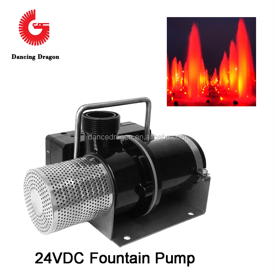 DMX Control 24VDC Water Fountain Pump