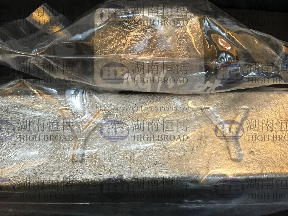 MgY25 магния иттрия master alloy ingot