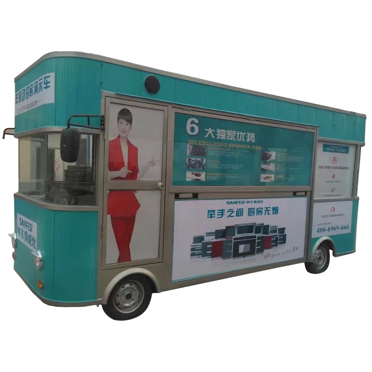 Juice shake food stall food bus equipped with processing machine