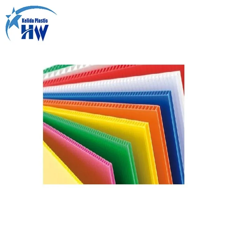 
High quality waterproof pp corrugated sheet for bottle storage pallet lary pad 