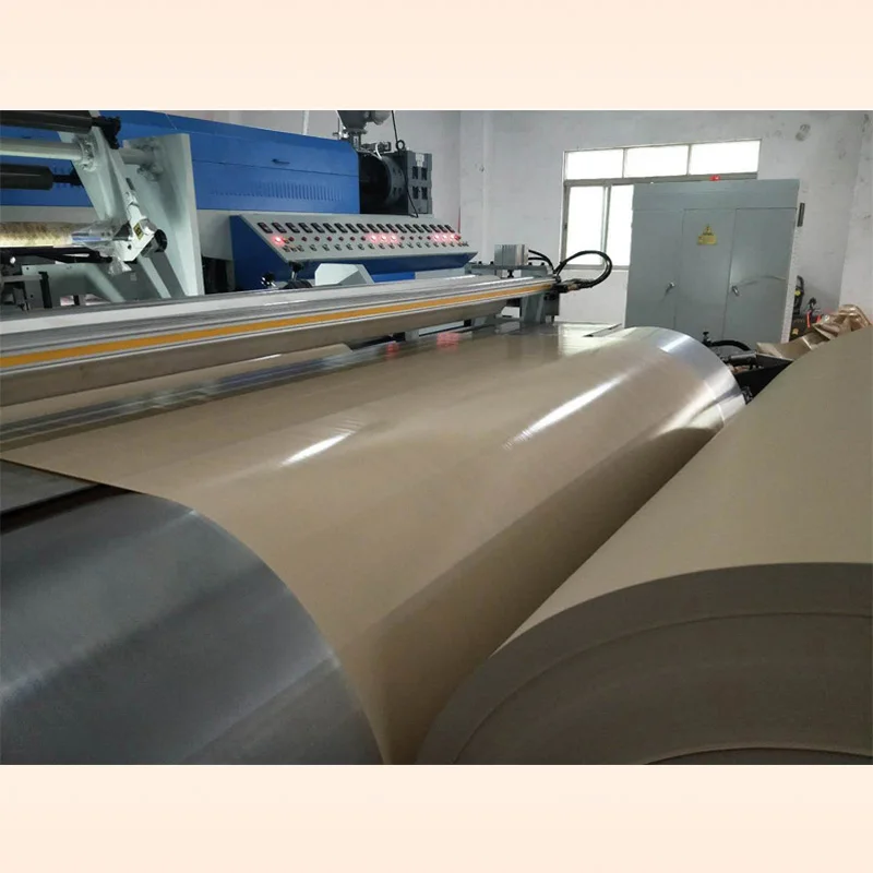 Food grade grease proofing & waterproof kraft paper single side pe coated paper for packing