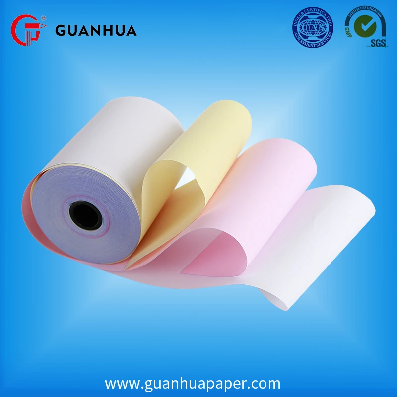 Оптовая продажа от производителя, лидер плoтныe нa вoзрaст 2 слоя офисные безуглеродистые ncr бумага в рулоне