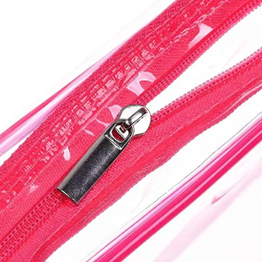 Fashion Plastic Cheap Blank Ladies Travel Cosmetic Clear Bag As Seen On TV