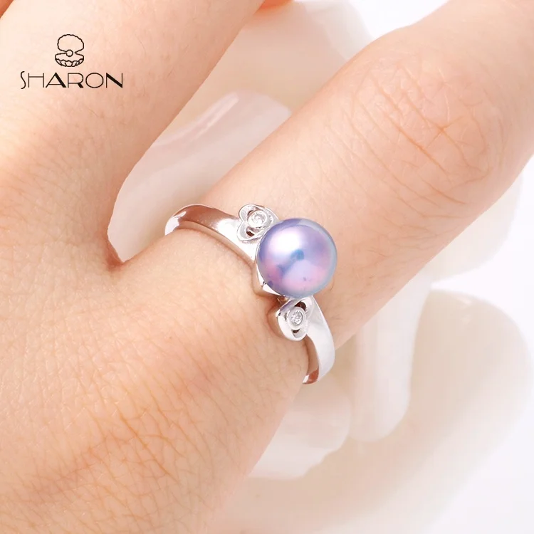 
2019 September Hong Kong Jewelry Show Gemstone Pearl Ring Designs For Lady 