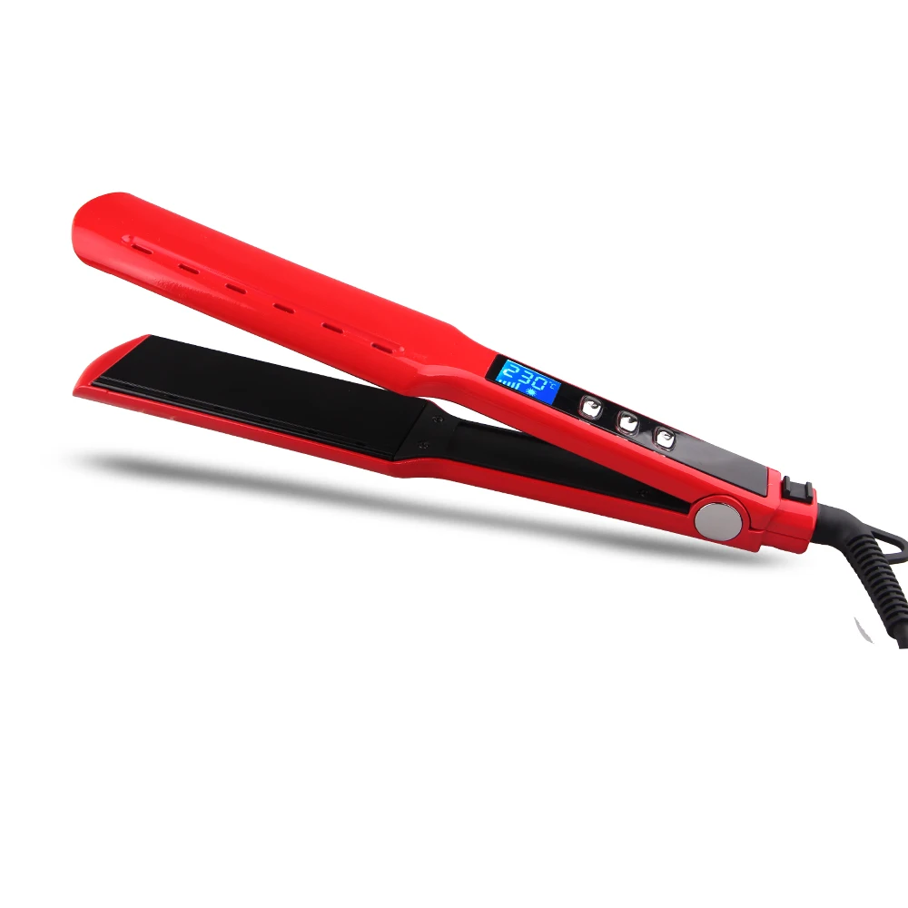 hot selling easy to control temperature flat wet-dry beauty salon ceramic coating power cable hair straightener