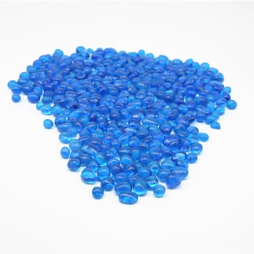 Popular oceanic blue 6-9mm glass perlen aquarium seeds in stock