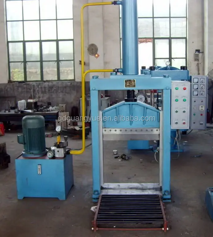 Single knife hydraulic press bale cutter rubber cutter with CE