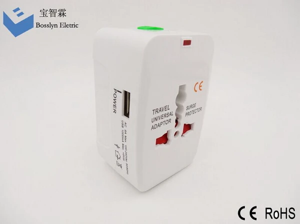 Электронные корпоративные Оптовые подарочные товары по всему миру USB дорожные адаптеры переменного тока вилки