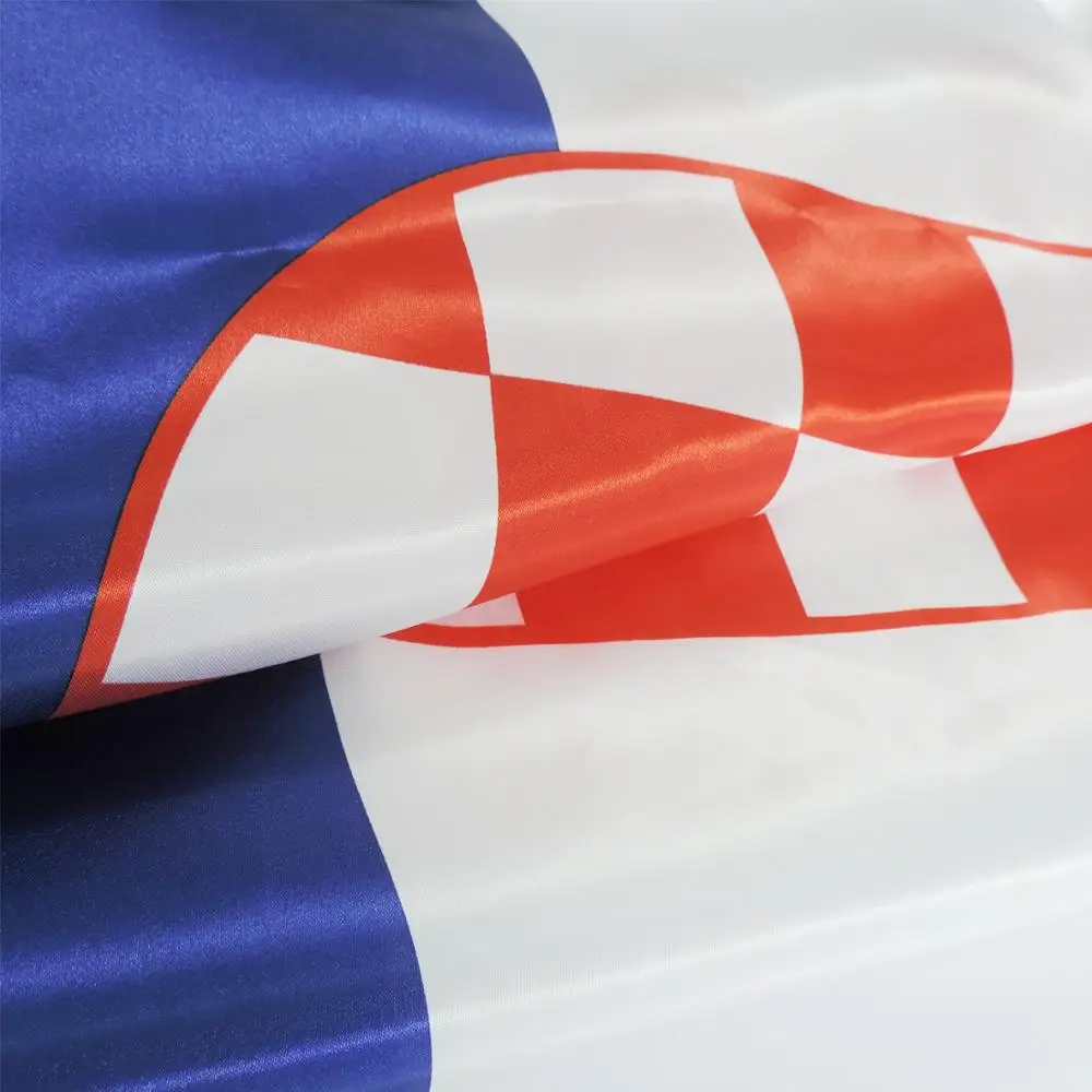 Custom size all countries of the world flag Croatia National Day banner china factory cheap Croatia promotion flag